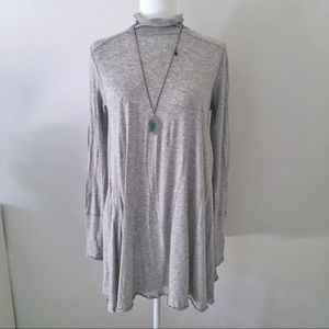 Free People Gemma Mock Neck Tunic
